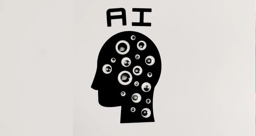 Artificial intelligence analyzing data for horse racing betting predictions.