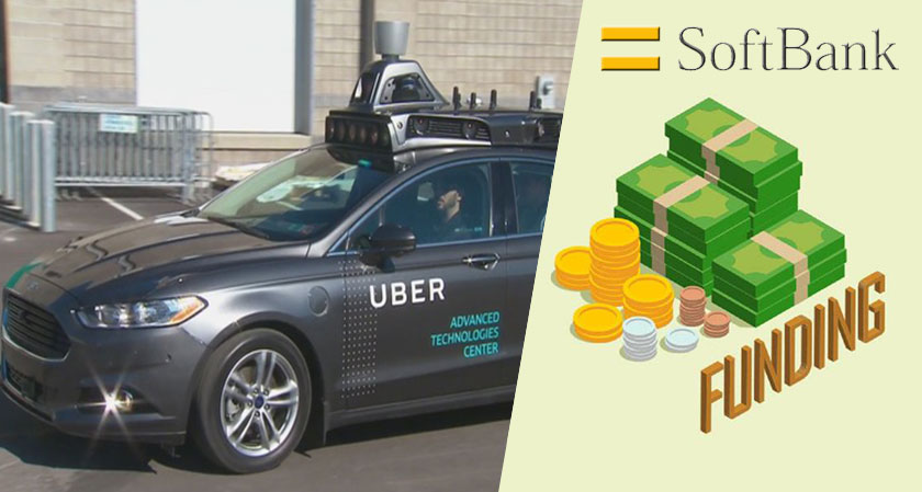 Soft Bank and Others Invests into Uber’s self-driving unit new Funding Round