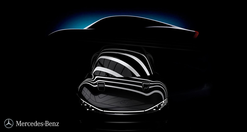 Mercedes-Benz Unveils glimpse of its hyper-efficient electric car