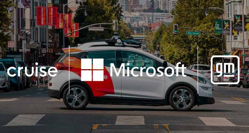 Cruise and GM collaborates with Microsoft to commercialize self-driving vehicles