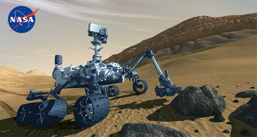 NASA’s Curiosity Rover finds increased levels of methane on Mars, indicating the possibility of life 