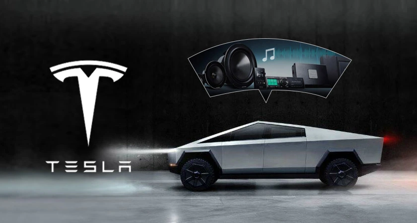 Tesla Cybertruck audio system