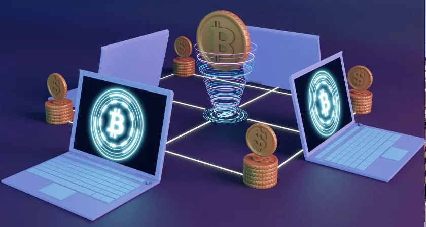 Illustration comparing decentralized and centralized cryptocurrency exchanges