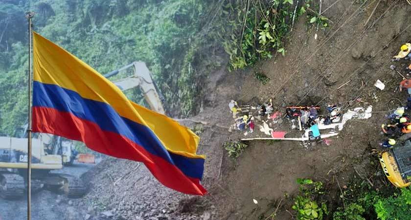 Colombian mudslide