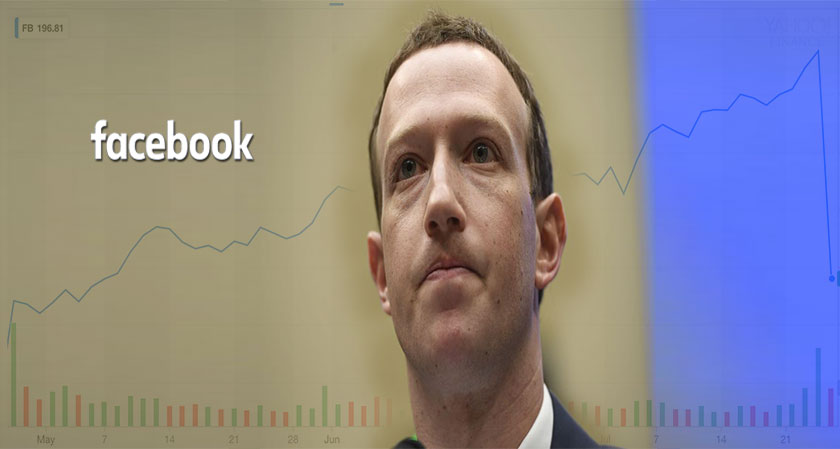 Facebook’s market cap falls by $123 billion