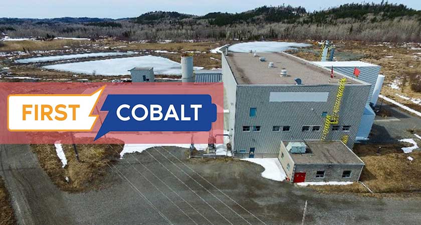 First Cobalt to deliver a definitive feasibility study (DFS) on the Ontario refinery