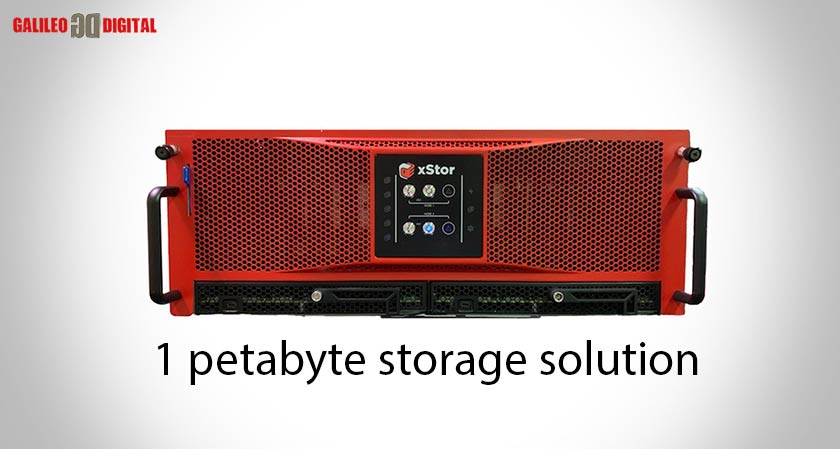 Galileo Digital new xStor storage solutions will provide 1 petabyte of storage