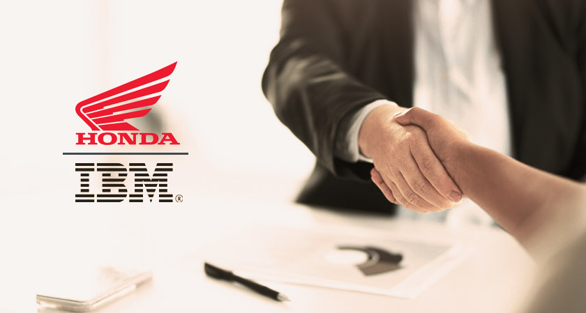 A new Five-year deal was signed between Honda Moto Europe and IBM to boost finance and procurement operations