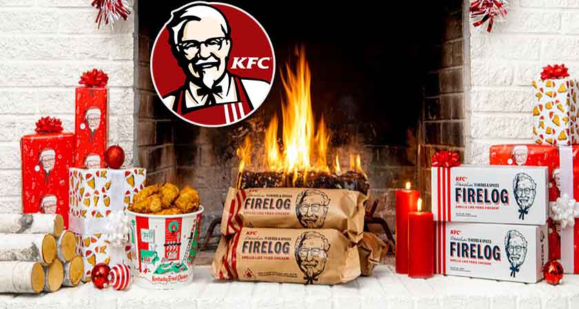 KFC releases annual Yule log