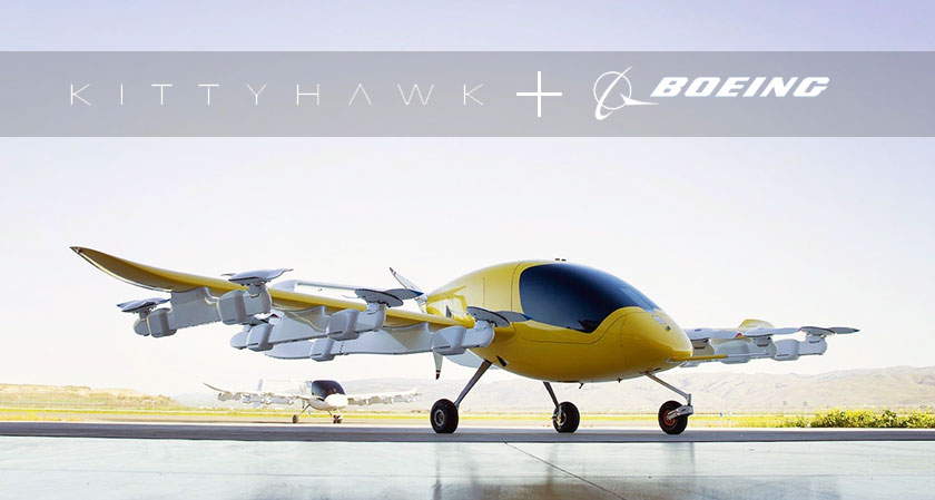 Kitty Hawk, the electric flying car startup partners with Boeing