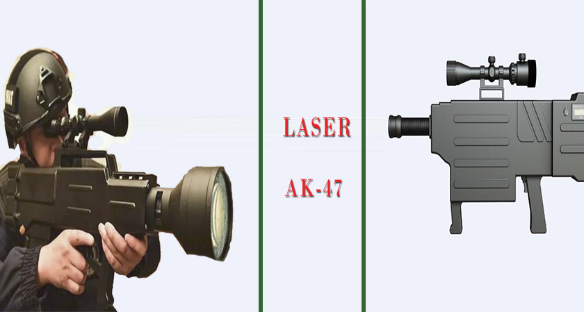 “This laser gun can set you on fire from half a mile away,” claims a Chinese company