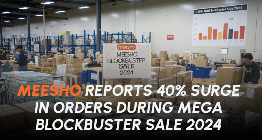 Meesho Reports 40% Surge in Orders during Mega Blockbuster Sale 2024