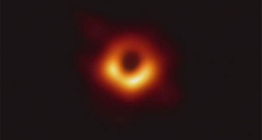 The first ever image of a black hole is finally out