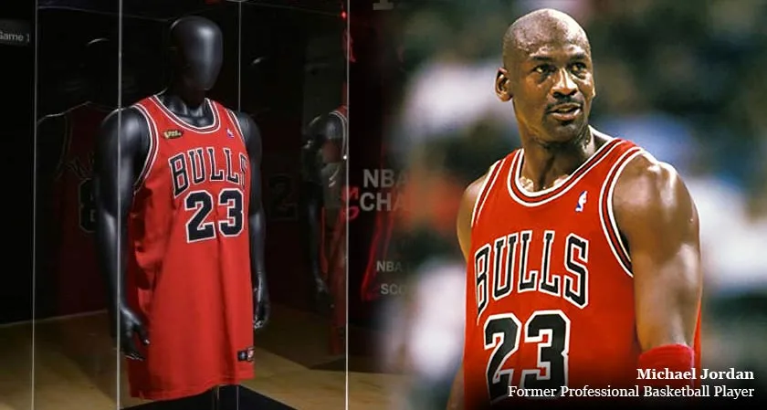 Michael Jordan's jersey sells for 10.1 million dollars: The most