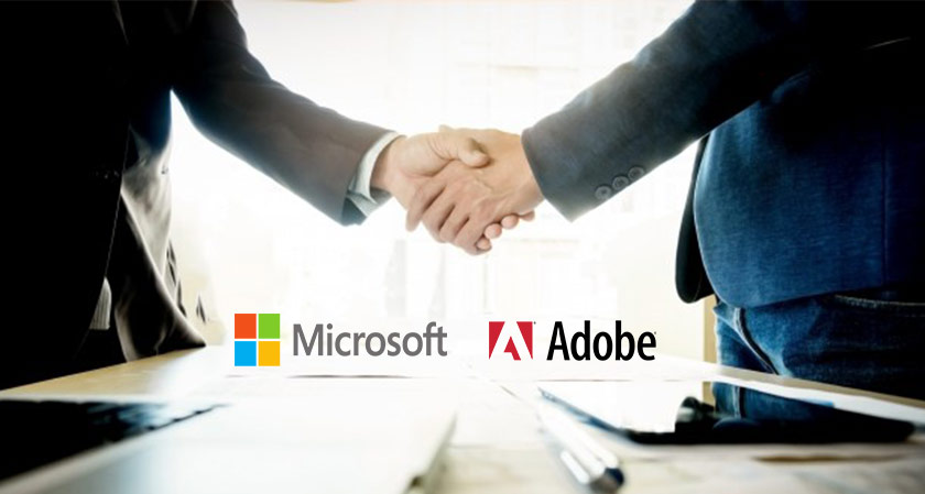 A business deal: Microsoft and Adobe Join hands
