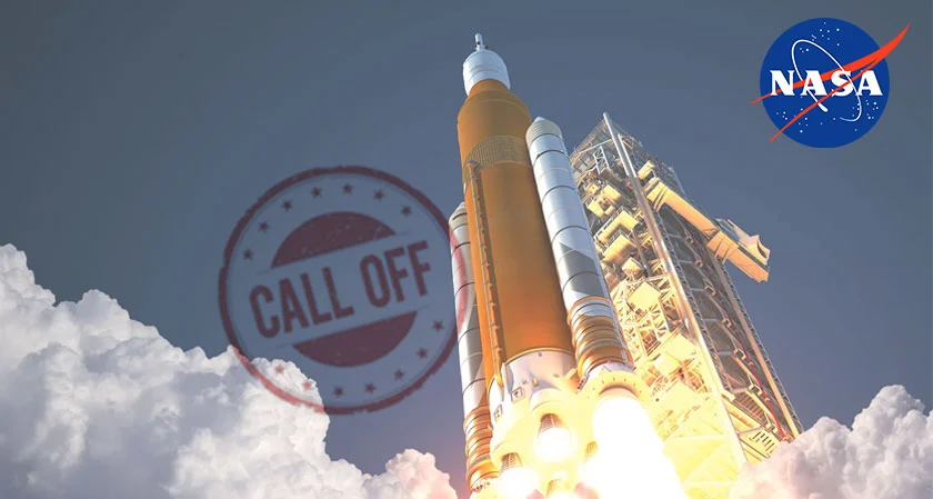 NASA had to call off the new moon rocket launch