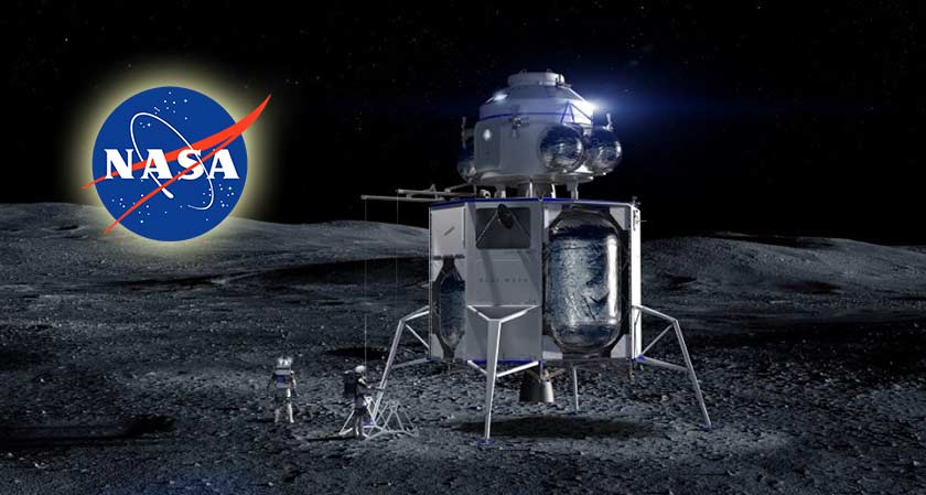 NASA created a prototype lander to carry commercial payload to the moon’s surface