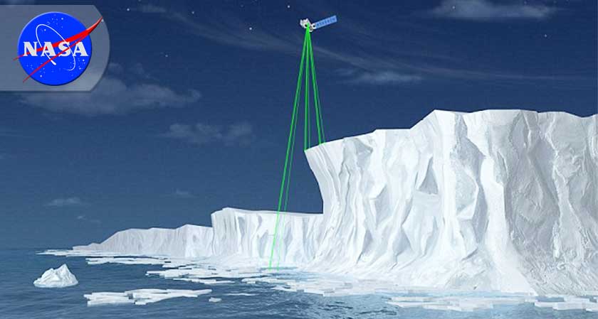 NASA to launch a Space laser to track the disappearing of ice sheets
