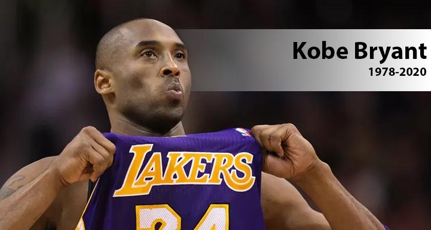 NBA legend Kobe Bryant died at 41 in a helicopter crash