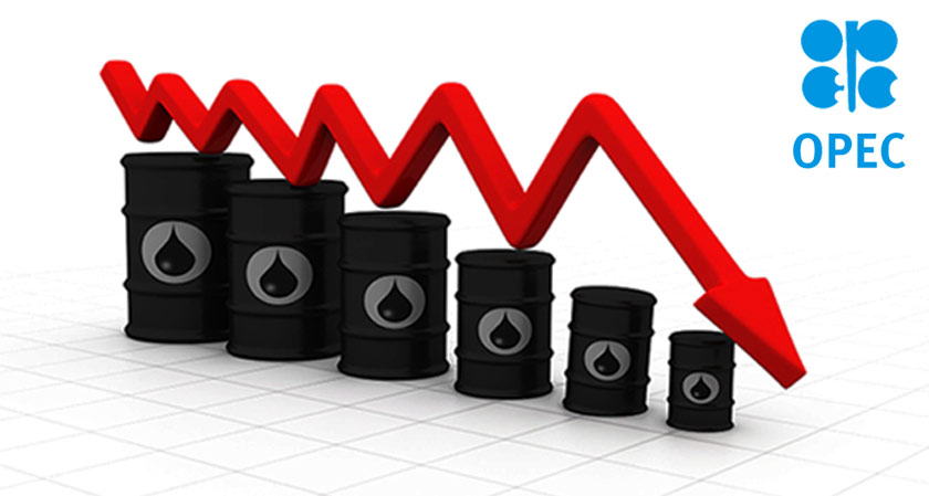Oil prices falls down as OPEC exports increase