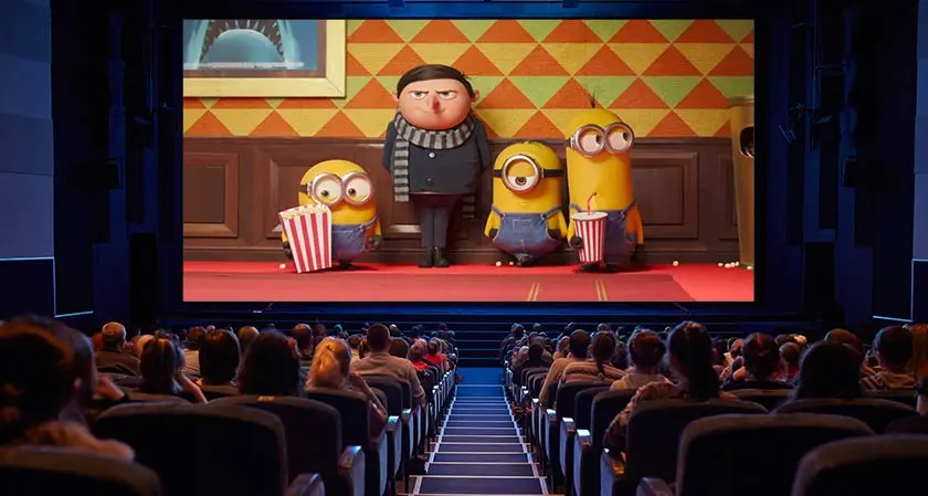 Parent groups have gone bananas for “Minions: The Rise of Gru”; $108 million’s tickets sold on the first weekend