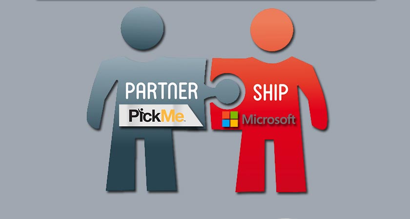 PickME from Sri Lanka recently announced its strategic partnership with Microsoft