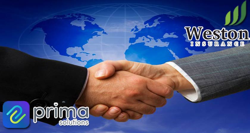 Prima Solutions Group announced its partnership with Weston Insurance Company
