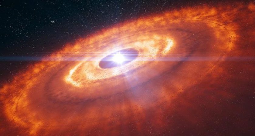 Astronomers find a Rare Molecule around young star