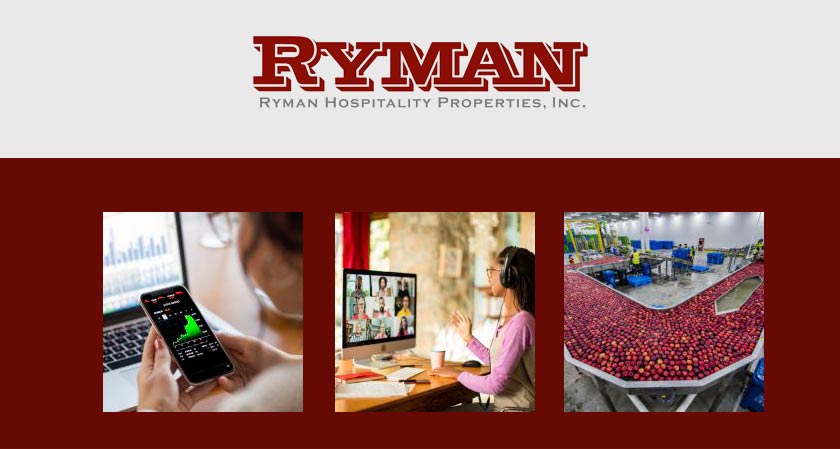 Ryman Hospitality Properties, Inc. to Present Virtually at the J.P. Morgan hospitality Access Forum