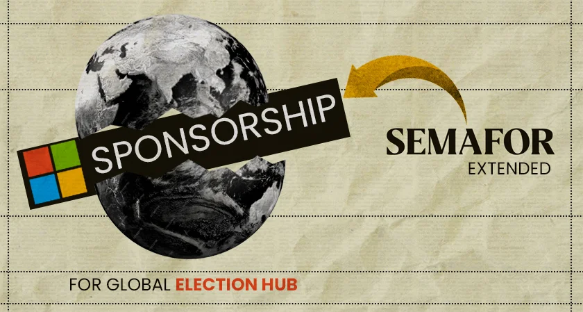 Semafor Microsoft sponsorship election hub