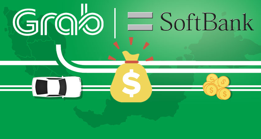 Grab to receive $1 billion in Funding from SoftBank’s vision Fund