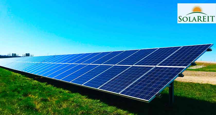 SolaREIT has closed an investment fund of $100mn for solar lease securitization