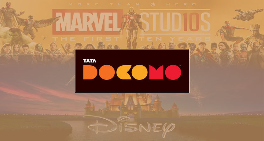 Walt Disney to Roll out Streaming Services for Tata Docomo Platform 