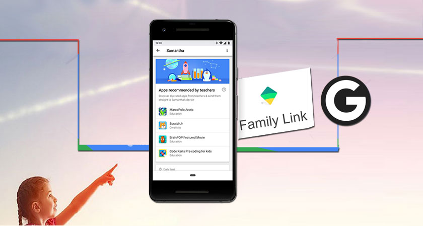 Google develops a new feature of teacher approved app recommendations for their Family Link App