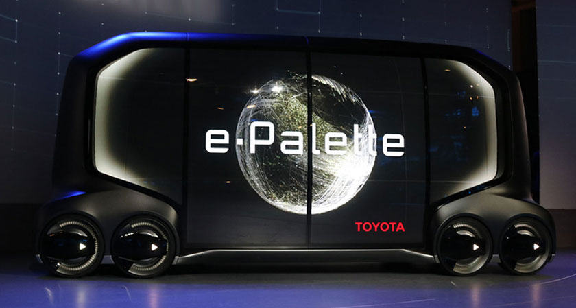 Toyota joins in the race of self-driving cars with the announcement of its e-Palette