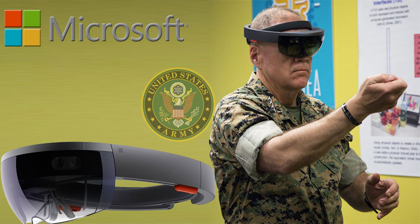 Microsoft is awarded $480 million contract to supply the US Army with HoloLens