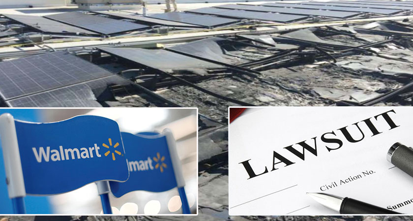 Walmart sues Tesla for fire caused by solar panels