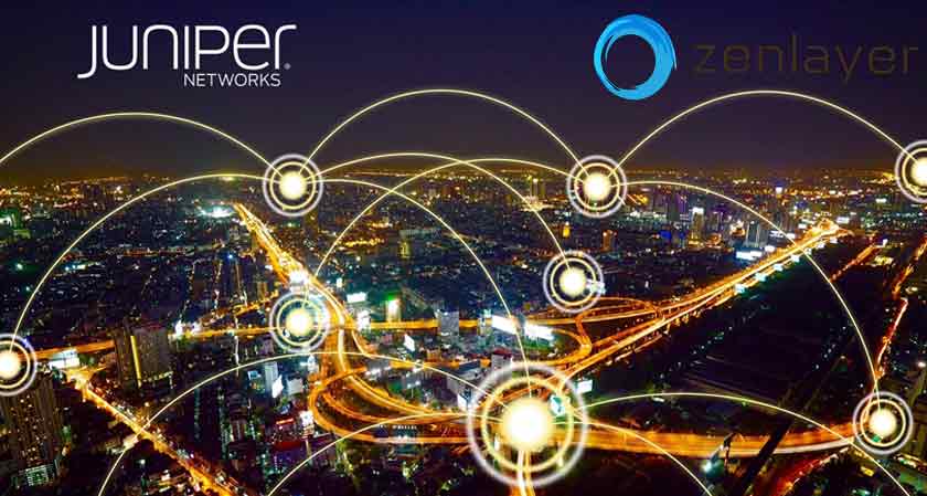 Zenlayer selects Juniper Networks to power a better-connected world
