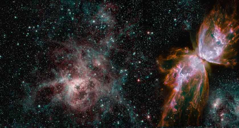 Spitzer Space Telescope observes Tarantula Nebula as the mission draws to a close