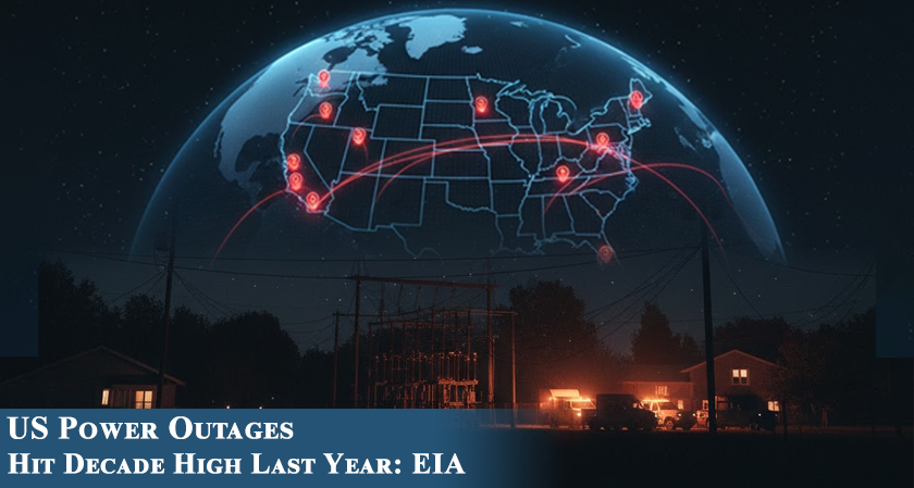 US Power Outages Hit Decade High Last Year: EIA