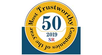 50 Most Trustworthy Companies of the Year 2019 Listing