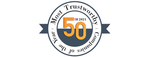 50 Most Trustworthy Companies of the Year 2021 Listing