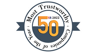 50 Most Trustworthy Companies of the Year 2022 Listing
